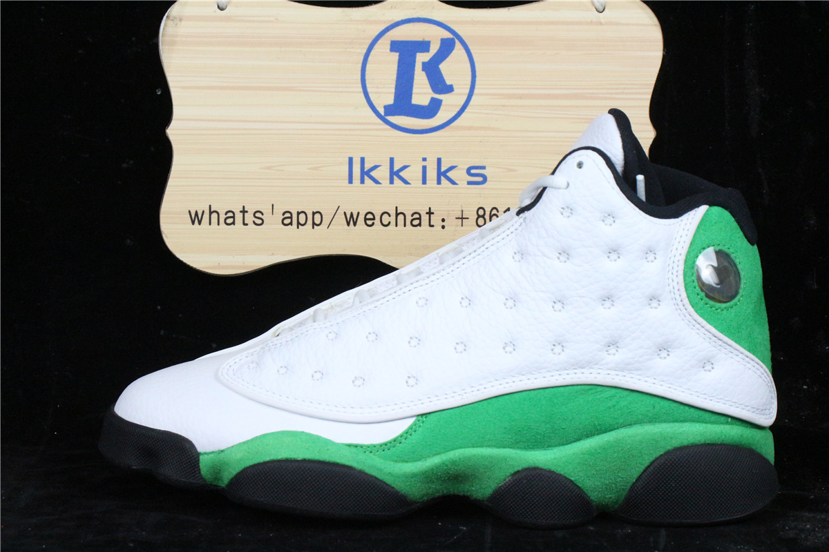 Jordan 13 Retro White Lucky Green